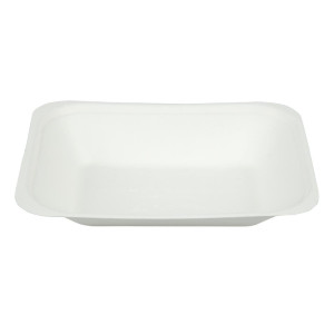 Barquette per patatine in bagassa - P 175mm - Lotto da 500 - Vegware