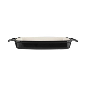 Piatto in ghisa rettangolare nero - 1,8 L - Vogue