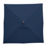 Ombrellone Quadrato Blu Navy - L 2500mm - Bolero