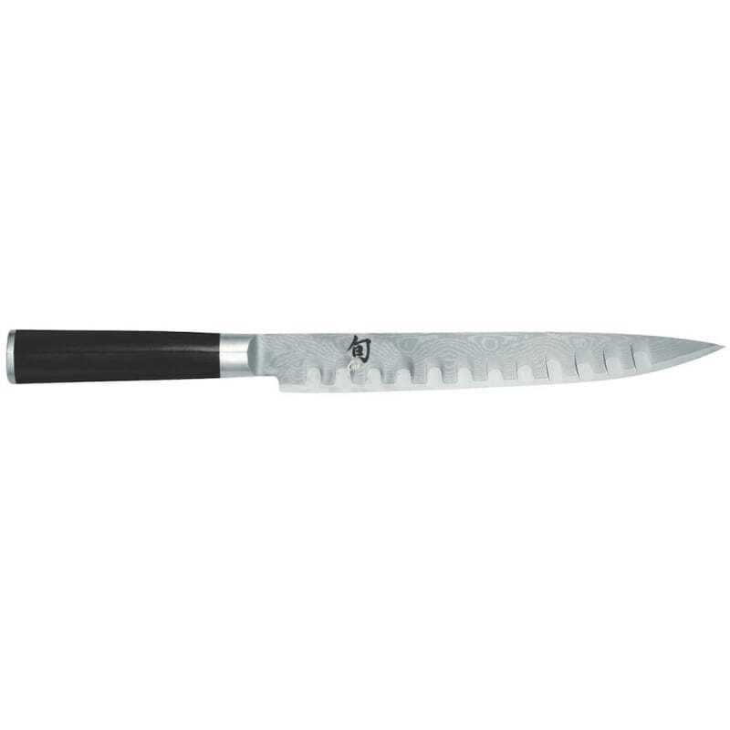 Coltello per prosciutto Damasco Shun Lama alveolata 23 cm KAI Coltello per prosciutto Damasco Shun Lama alveolata 23 cm KAI