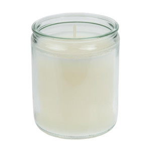 Candela in vetro trasparente Bolsius Starlight - Confezione da 8 - FourniResto - Fourniresto