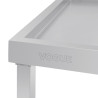 Tavolo di scarico destro per lavastoviglie a cappuccio - L 600mm - Vogue