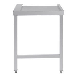 Tavolo di scarico destro per lavastoviglie a cappuccio - L 600mm - Vogue