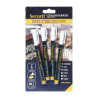 Pennarelli gesso liquido bianchi - Set da 4 - Securit - Fourniresto