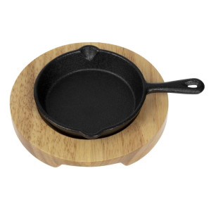 Mini Padella Rotonda in Ghisa - Ø 115mm - Olympia