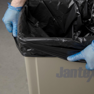 Sacchi per la spazzatura molto resistenti neri - 70 L - Lotto da 200 - Jantex