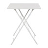 Tavolo da terrazza quadrato in acciaio - grigio - 600mm - Bolero - Fourniresto