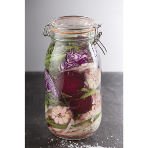 Barattolo per conserve con clip 1500ml - FourniResto - Fourniresto