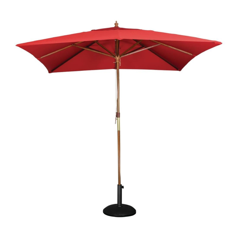 Ombrellone Quadrato Rosso - 2,5m - Bolero Ombrellone Quadrato Rosso - 2,5m - Bolero