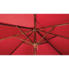 Ombrellone Quadrato Rosso - 2,5m - Bolero
