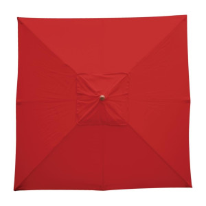 Ombrellone Quadrato Rosso - 2,5m - Bolero