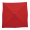 Ombrellone Quadrato Rosso - 2,5m - Bolero