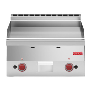 Piastra a gas liscia - P 600mm - Gastro M