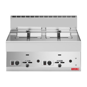 Friggitrice a gas - 2 x 8L - Gastro M