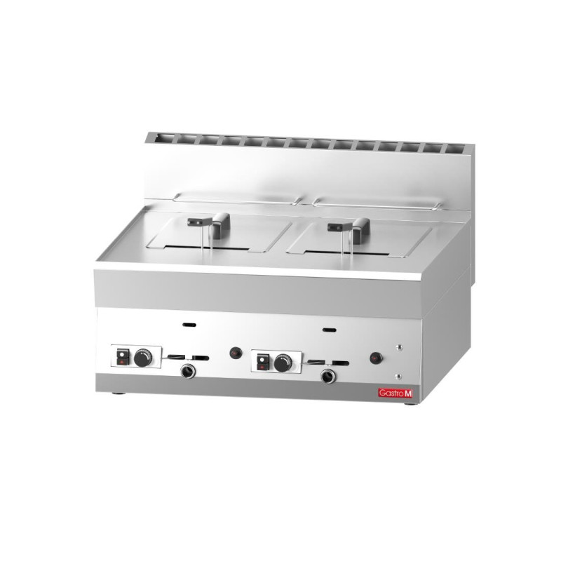 Friggitrice a gas 2 x 8L - P 650 mm - Gastro M Friggitrice a gas 2 x 8L - P 650 mm - Gastro M