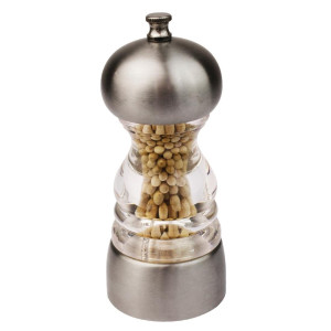 Mulino per sale e pepe in acciaio inossidabile 135x55mm - Olympia - Fourniresto