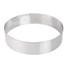 Cerchio per mousse in acciaio inossidabile 200 x 45mm - De Buyer - Fourniresto