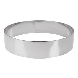 Cerchio per mousse in acciaio inossidabile 200 x 45mm - De Buyer - Fourniresto