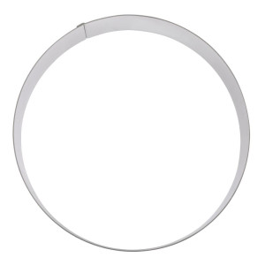 Cerchio per mousse in acciaio inossidabile 200 x 45mm - De Buyer - Fourniresto