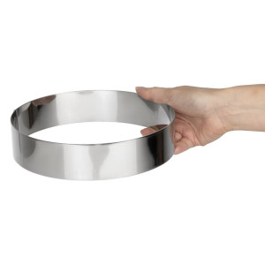 Cerchio per mousse in acciaio inossidabile 200 x 45mm - De Buyer - Fourniresto