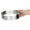 Cerchio per mousse in acciaio inossidabile 200 x 45mm - De Buyer - Fourniresto