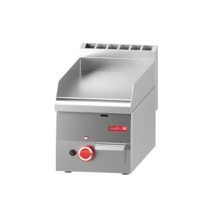 Piastra a gas naturale liscia-P 600mm - Gastro M