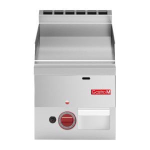 Piastra a gas naturale liscia-P 600mm - Gastro M