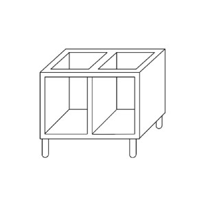 Armadio Aperto 650 - Gastro M