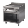Piastra a gas 700 con metà liscia e metà rigata cromata - Gastro M - Fourniresto