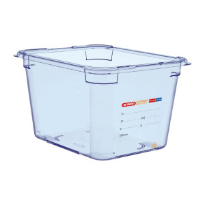 Scatola ermetica blu ABS - GN 1/2 200 mm - Araven - Fourniresto