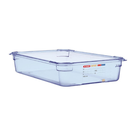 Scatola ermetica blu in ABS GN1/1 100mm - Araven - Fourniresto