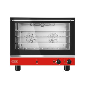 Quattro Forni Pasticceria a Convezione con Umidificatore Porta Ribaltabile 400 V - Gastro M