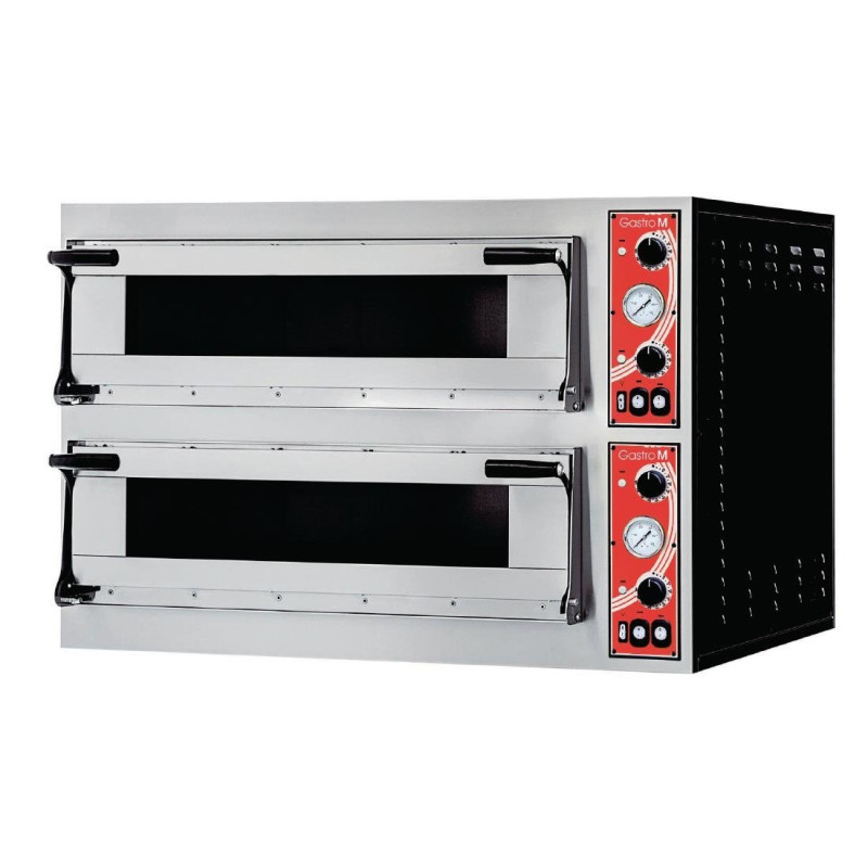 Forno a pizza Roma 2 con 2 camere - 400V - Gastro M Forno a pizza Roma 2 con 2 camere - 400V - Gastro M