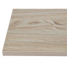 Piatto Tavolo Quadrato Effetto Legno Chiaro - L 600mm - Bolero