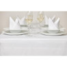 Tovaglia bianca con bordo in raso 1370 x 2280mm - Mitre Luxury - Fourniresto