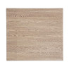 Piatto Tavolo Quadrato Effetto Legno Invecchiato - L 700 x P 700mm - Bolero