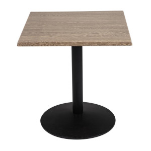 Piatto Tavolo Quadrato Effetto Legno Invecchiato - L 700 x P 700mm - Bolero