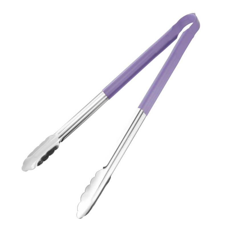 Pinza da servizio 405mm viola - Vogue - Fourniresto Pinza da servizio 405mm viola - Vogue - Fourniresto