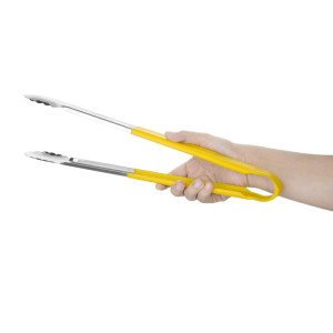 Pinza da servizio 405mm gialla - Vogue - Fourniresto