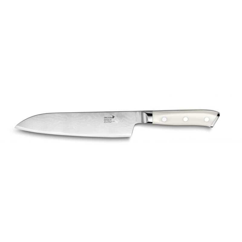 Coltello Santoku Damasco da 18 cm professionale della marca Déglon Coltello Santoku Damasco da 18 cm professionale della marca Déglon