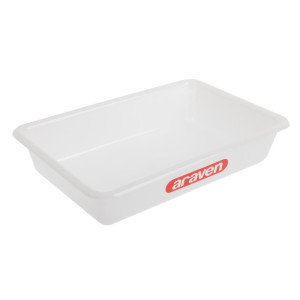 Bac Alimentare Poco Profondo Trasparente 300mm - Araven - Fourniresto