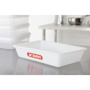 Bac Alimentare Poco Profondo Trasparente 300mm - Araven - Fourniresto