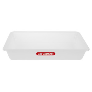 Bac Alimentare Poco Profondo Trasparente 435mm - Araven - Fourniresto