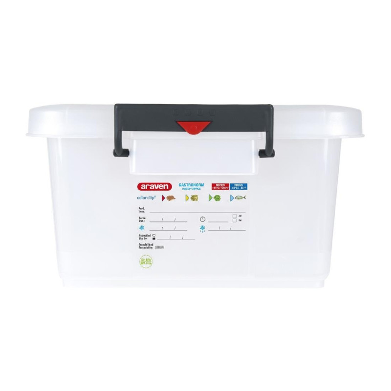 Contenitore Alimentare in Polipropilene 40L - Araven - Fourniresto Contenitore Alimentare in Polipropilene 40L - Araven - Fourniresto