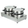 Piastra per waffle doppia - 60 waffle/ora - Dualit