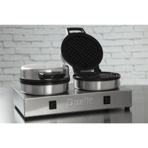 Piastra per waffle doppia - 60 waffle/ora - Dualit