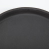 Piatto antiscivolo in fibra di vetro tondo nero 280mm - Olympia KRISTALLON - Fourniresto