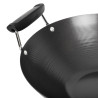 Wok Antiaderente Fondo Piatto - 35 cm - Kitchen Craft - Fourniresto