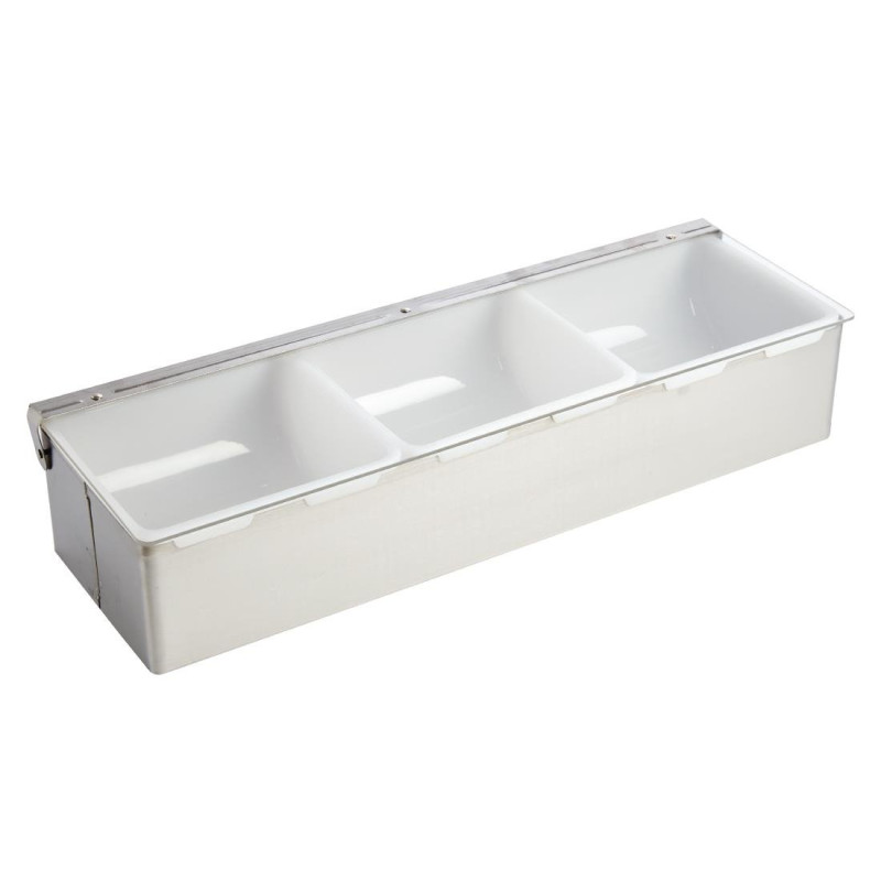 Scatola con scomparti - 3 x 950 ml - Olympia - Fourniresto Scatola con scomparti - 3 x 950 ml - Olympia - Fourniresto