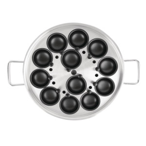 Pocher per uova in alluminio - Ø 350 mm - Vogue